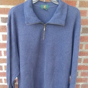 Club Room 1/2 Half Zip Pullover Sweater